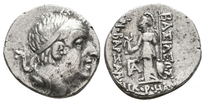 KINGS OF CAPPADOCIA. Ariobarzanes I Philoromaios (96-63 BC). Drachm.

Weight: 3....