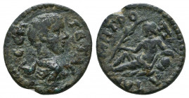 Ionia. Metropolis. Geta AD 198-211. Ae.

Weight: 2.7 gr
Diameter: 15 mm