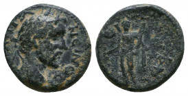 Roman Provincial
Lykaonia. Iconion. Antoninus Pius AD 138-161.
Bronze Æ.

Weight: 2.3 gr
Diameter: 14 mm
