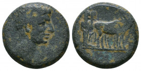 PISIDIA, Antiochia, Augustus, 27 BC-AD. AE. Struck circa 25-19 BC.

Weight: 5.2 gr
Diameter: 17 mm