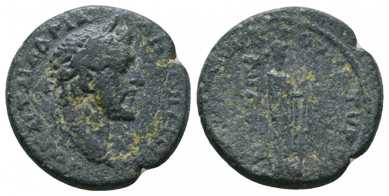 Roman Provincial Coins, Hadrian AE.

Weight: 5.3 gr
Diameter: 19 mm