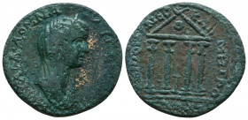 PONTUS. Neocaesarea. Julia Domna (AD 193-217). AE . IOYΛIA ΔOMNA-AYΓOYCTA, veiled, draped bust of Julia Domna right, wearing stephane / KOIN ΠO NEO-KA...