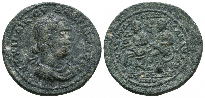 CILICIA. Anazarbus. Valerian I with Gallienus (253-260). Ae. Obv: AVT K Π ΛIK OV...