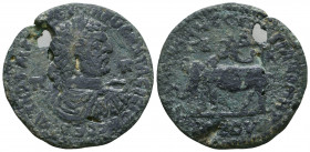Cilicia - Caracalla (AD 198-217), Tarsus, c. AD 215, AE.

Weight: 13.3 gr
Diameter: 32 mm