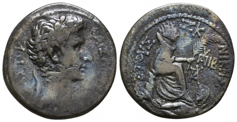 SELEUCIS and PIERIA, Antioch. Augustus. 27 BC-AD 14. AR Tetradrachm. Dated year ...