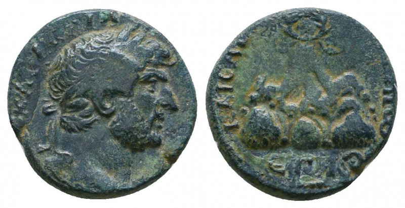 CAPPADOCIA. Caesaraea-Eusebia. Hadrian, 117-138. AE

Weight: 2.7 gr
Diameter: 14...