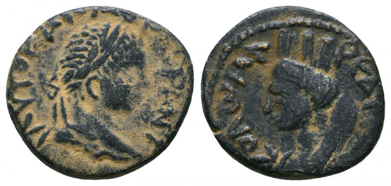 Mesopotamia. Carrhae. Elagabal AD 218-222. Ae

Weight: 15.8 gr
Diameter: 29 mm