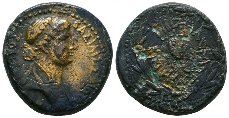 KINGS of COMMAGENE. Iotape. AD 38-72. Ae Struck circa AD 66-72. Diademed and dra...