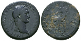 Trajan. AD 98-117. Æ Sestertius

Weight: 25.5 gr
Diameter: 32 mm