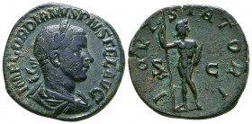 Gordian III. A.D. 238-244. Ae sestertius

Weight: 15.6 gr
Diameter: 30 mm