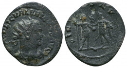 Valerian I AD 253-260. Ar Antoninianus

Weight: 2.6 gr
Diameter: 18 mm