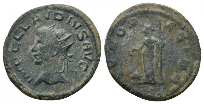 Claudius II (Gothicus) AD 268-270. Ae Antoninianus

Weight: 3.2 gr
Diameter: 21 ...