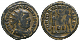 Diocletian AD 284-305. Ae Antoninianus

Weight: 2.3 gr
Diameter: 21 mm