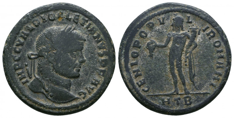 Diocletian AD 284-305. Ae Follis.

Weight: 9.3 gr
Diameter: 26 mm