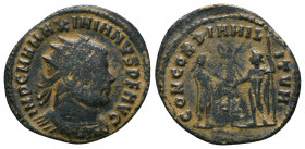 Maximianus Herculius AD 286-305. Ae Antoninianus

Weight: 2.2 gr
Diameter: 19 mm