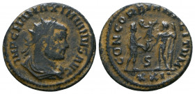Maximianus Herculius AD 286-305. Ae Antoninianus

Weight: 3.9 gr
Diameter: 22 mm