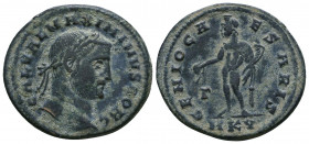 Maximinus II Daia, as Caesar AD 305-308. Ae Follis

Weight: 7.6 gr
Diameter: 27 mm