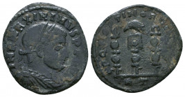 Maximinus II Daia, as Caesar AD 305-308. Ae Follis

Weight: 3.0 gr
Diameter: 20 mm