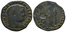 Maximianus AD 286-305. Ae Follis

Weight: 7.4 gr
Diameter: 26 mm