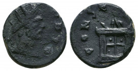 Claudius II (Gothicus) AD 268-270. Ae Antoninianus

Weight: 2.6 gr
Diameter: 14 mm
