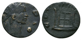 Claudius II (Gothicus) AD 268-270. Ae Antoninianus

Weight: 0.9 gr
Diameter: 13 mm