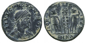 Constans I (337-350) Æ 

Weight: 2.5 gr
Diameter: 17 mm