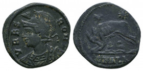 Constantinus I (307-337) AE City Commemorative follis.

Weight: 2.4 gr
Diameter: 16 mm