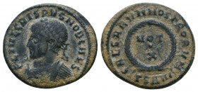 CRISPUS (Caesar, 316-326) AE Follis

Weight: 3.6 gr
Diameter: 19 mm