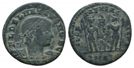 Delmatius as Caesar; 335-337 AD. Ae

Weight: 1.6 gr
Diameter: 16 mm