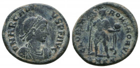 Arcadius AD 383-408. Ae.

Weight: 5.3 gr
Diameter: 19 mm
