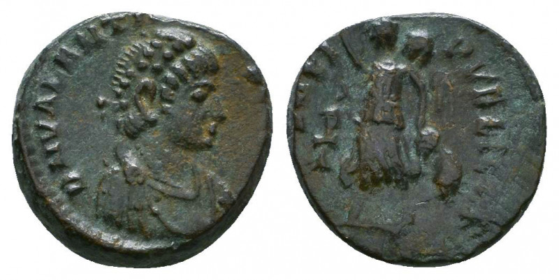 Valentinian I. A.D. 364-375. AE 

Weight: 1.8 gr
Diameter: 12 mm