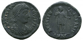Valentinian I. A.D. 364-375. AE 

Weight: 1.7 gr
Diameter: 17 mm