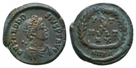 Theodosius I (379-395) AE

Weight: 1.4 gr
Diameter: 13 mm