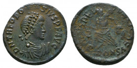 Theodosius I (379-395) AE

Weight: 1.4 gr
Diameter: 12 mm
