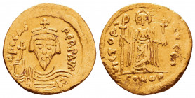 Phocas (AD 602-610). AV solidus

Weight: 4.4 gr
Diameter: 20 mm
