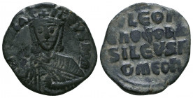 Leo VI the Wise. AD 886-912. Constantinople Follis Ae.

Weight: 5.7 gr
Diameter: 24 mm