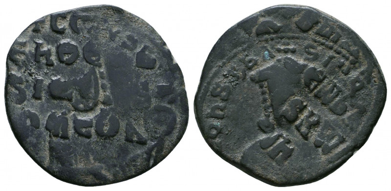 Leo VI the Wise. AD 886-912. Constantinople Follis Ae.

Weight: 5.5 gr
Diameter:...