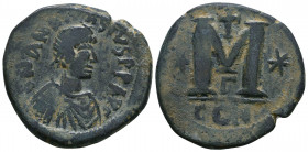 ANASTASIUS I, (A.D. 491-518), AE follis

Weight: 17.7 gr
Diameter: 32 mm