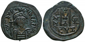 Maurice Tiberius, 582-602. Follis 

Weight: 13.4gr
Diameter: 29mm