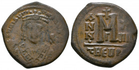 Maurice Tiberius, 582-602. Follis 

Weight: 10.7 gr
Diameter: 26 mm