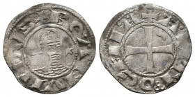 Crusader States, Antioch (Principality). Bohémond III AR Denier. AD 1163-1201. 

Weight: 6.5 gr
Diameter: 17 mm