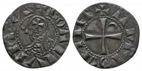Crusader States, Antioch (Principality). Bohémond III AR Denier. AD 1163-1201. 

Weight: 0.8 gr
Diameter: 16 mm