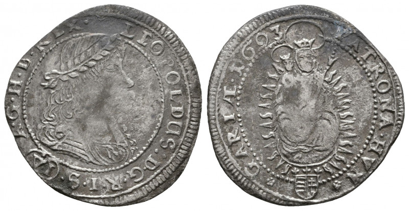 Leopold I AD 1657-1705. Ar.

Weight: 2.8 gr
Diameter: 25 mm