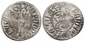 Armenian Kingdom, Cilician Armenian Silver Coin, Ar.

Weight: 2.9 gr
Diameter: 21 mm
