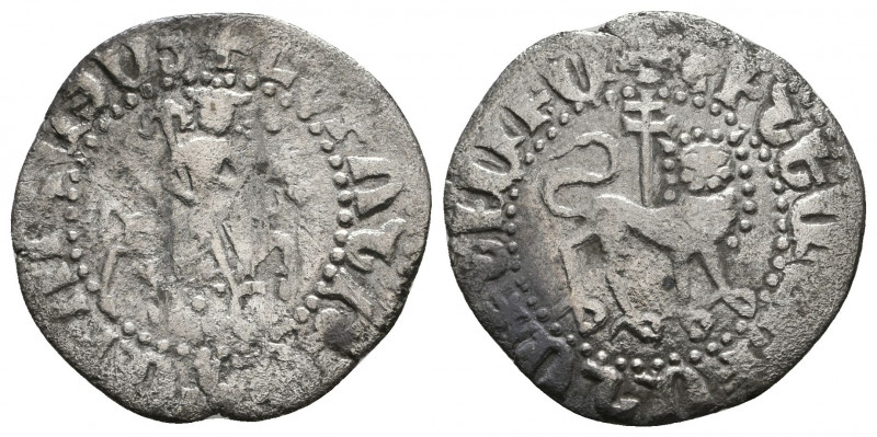 Armenian Kingdom, Cilician Armenian Silver Coin, Ar.

Weight: 2.5 gr
Diameter: 2...