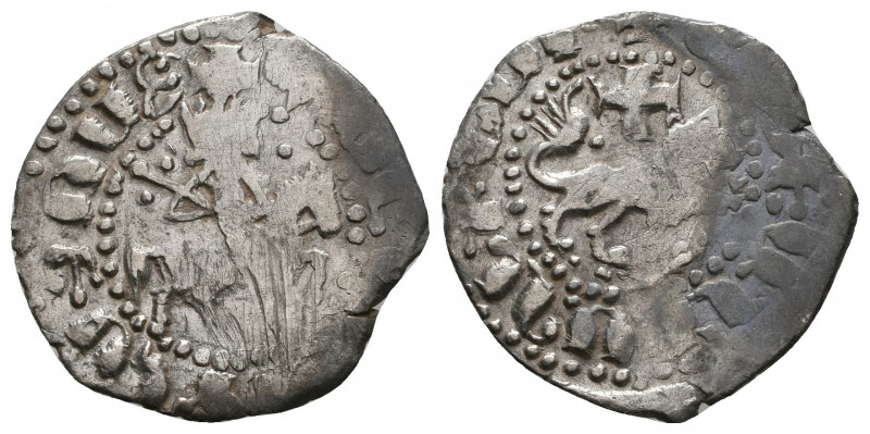 Armenian Kingdom, Cilician Armenian Silver Coin, Ar.

Weight: 1.9 gr
Diameter: 2...