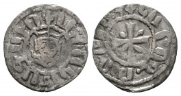 Armenian Kingdom, Cilician Armenian Silver Coin, Ar.

Weight: 0.5 gr
Diameter: 13 mm