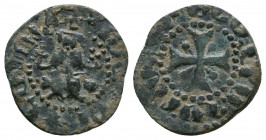 Armenian Kingdom, Cilician Armenian Coin. AE.

Weight: 1.2 gr
Diameter: 16 mm
