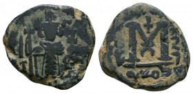 Arab - Byzantine Coins, Ae

Weight: 5.3 gr
Diameter: 19 mm