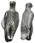 Roman Silver Legion Eagle Amulet , Circa 1st - 2nd Century AD.

Weight: 7.3 gr
Diameter: 30 mm